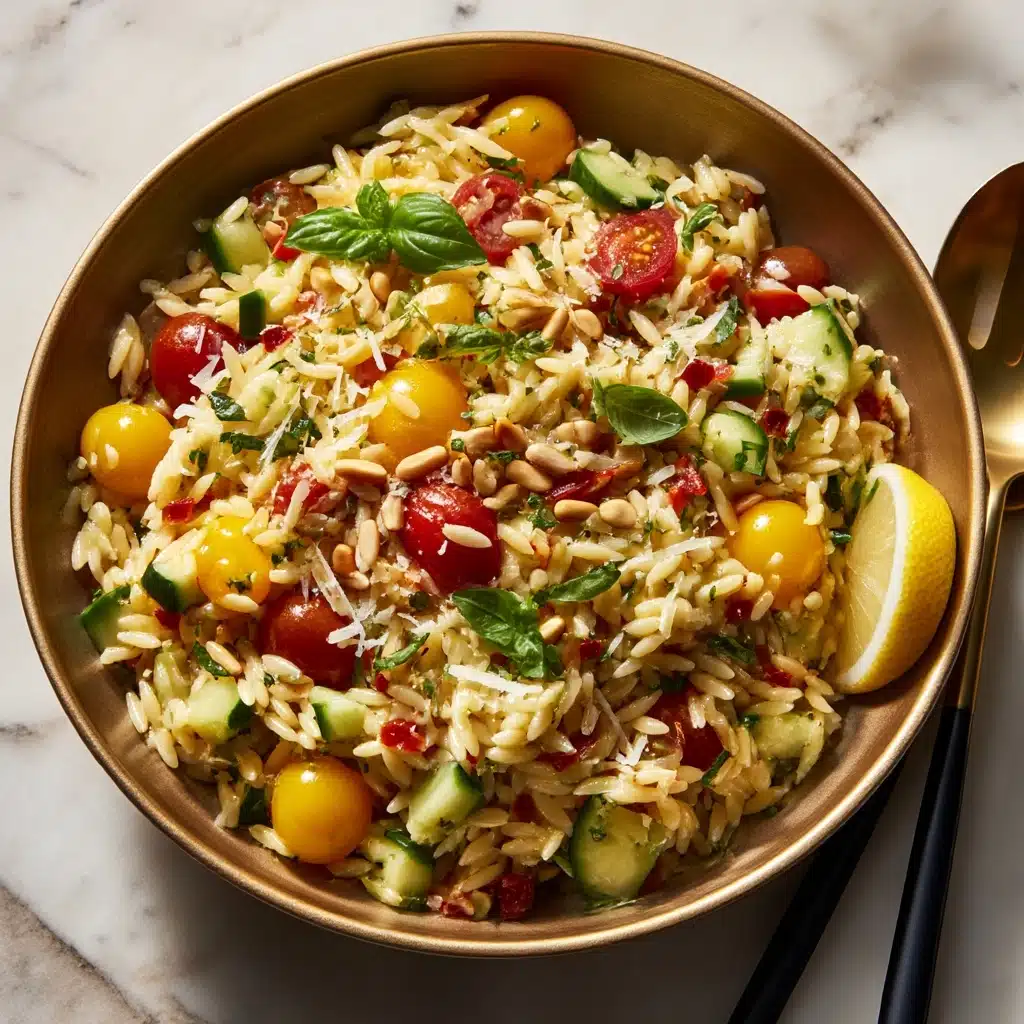 Lemon Orzo Salad Recipe