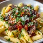 Delicious Garlic Beef Pasta Recipe