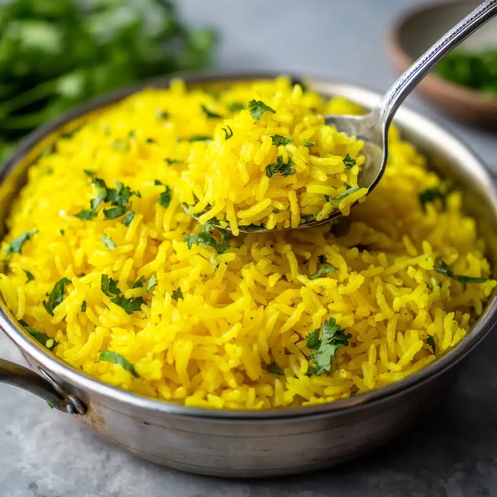 Garlic Turmeric Rice Recipe