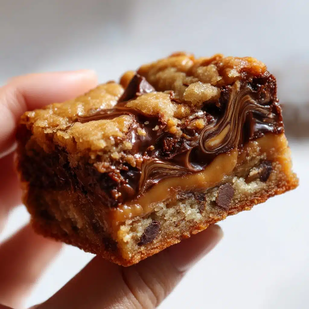 Peanut Butter Chocolate Chip Cookie Bars Recipe - Recipe Image