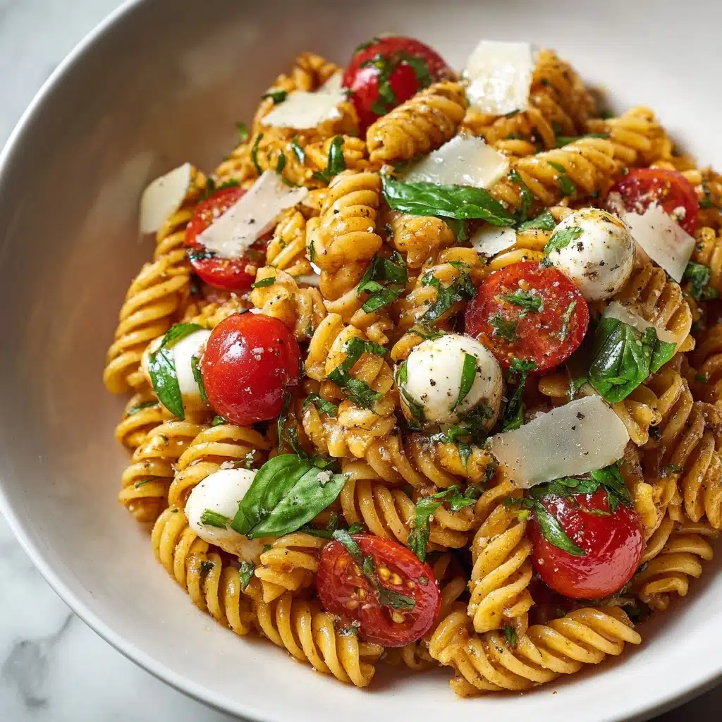 Caprese Pasta Salad Recipe - Recipe Image