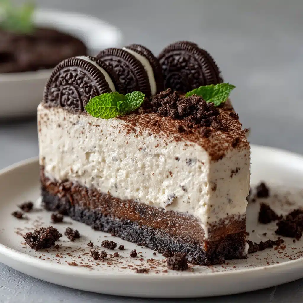 No-Bake Cookies and Cream Cheesecake Recipe - Recipe Image