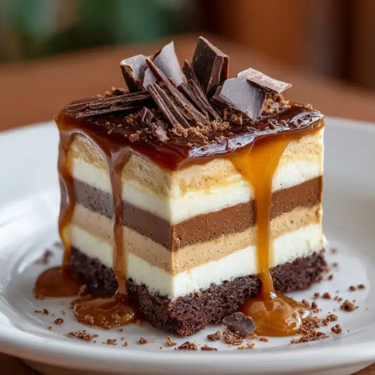 Caramel Brownie Cheesecake Recipe