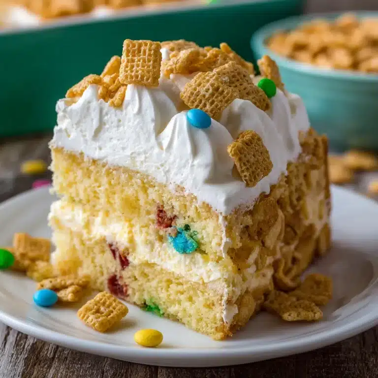 Cereal Milk Poke Cake Recipe