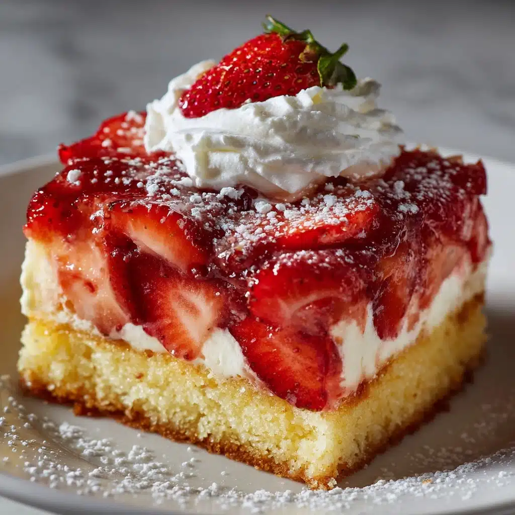 No-Fuss Strawberry Cheesecake Dump Cake Recipe