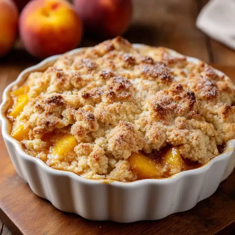 The Best Peach Cobbler Recipe