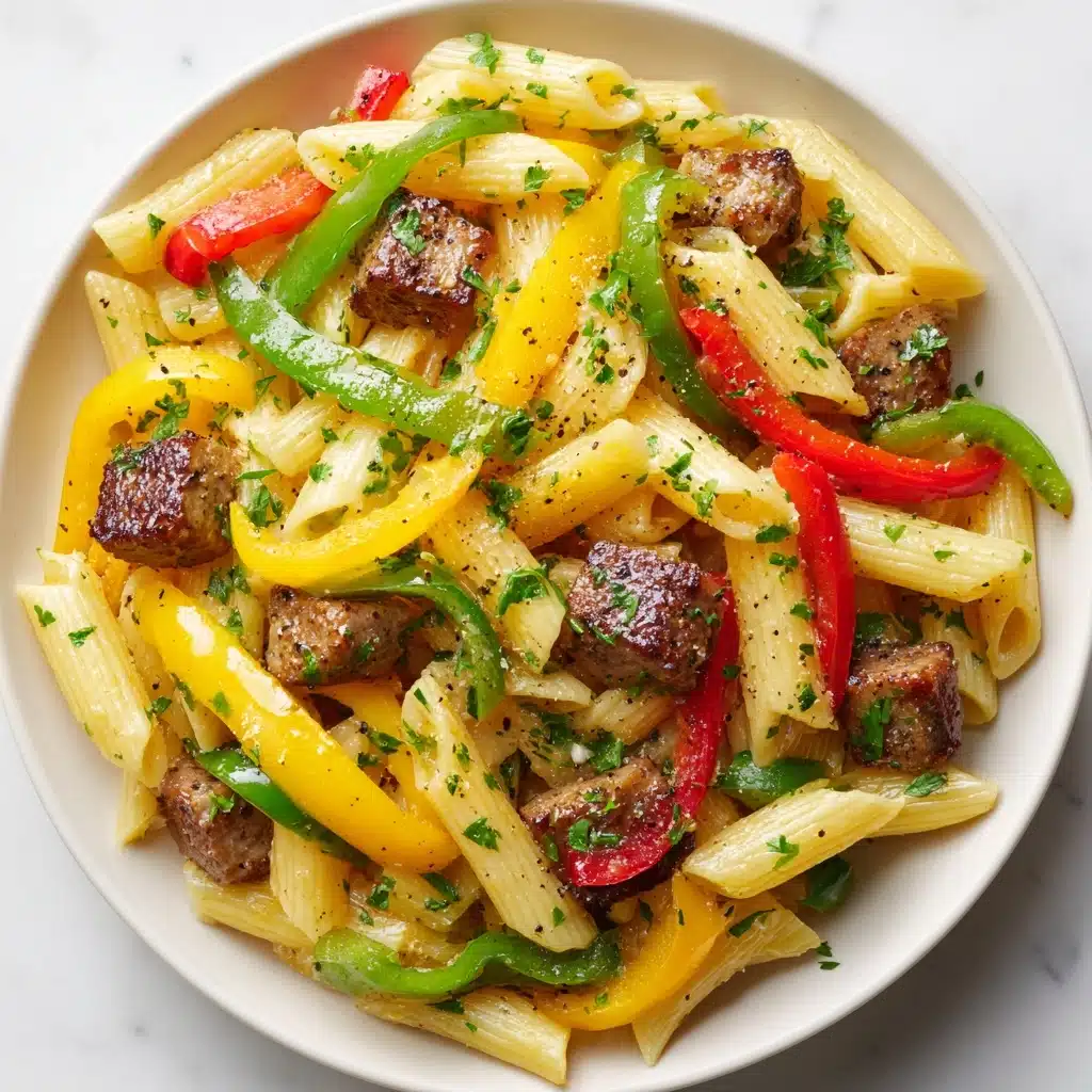 Creamy Rasta Pasta Recipe - Recipe Image