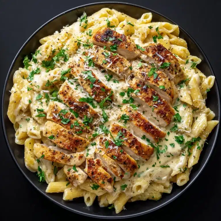 Creamy Garlic Chicken Pasta Recipe