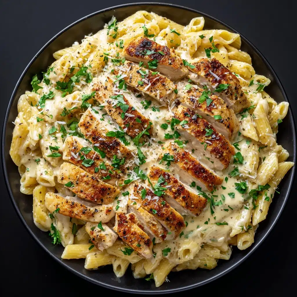Creamy Garlic Chicken Pasta Recipe