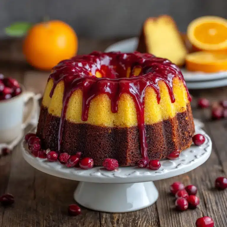 Cranberry Orange Bundt Cake Recipe