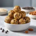 No Bake Chocolate Chip Cookie Balls Recipe
