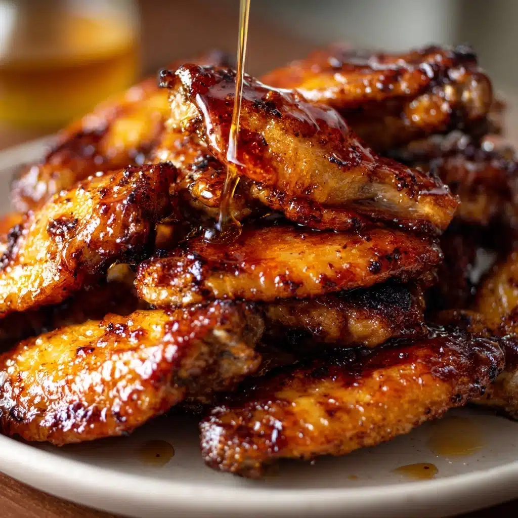 Hot Honey Peach Wings Recipe