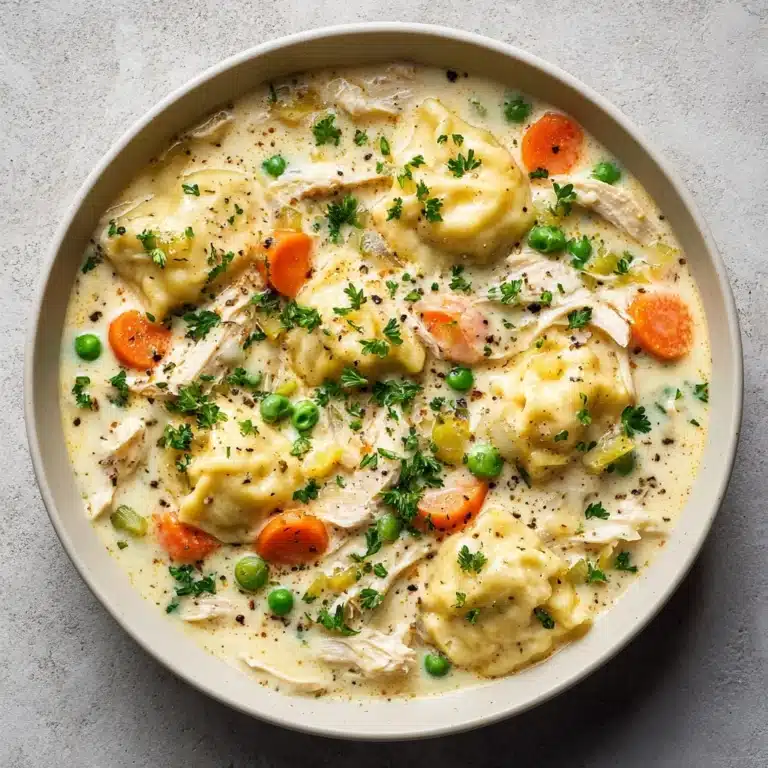 Healthy Chicken Pot Pie Soup Recipe