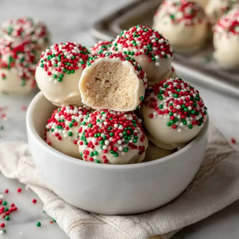 Christmas Sugar Cookie Truffles Recipe