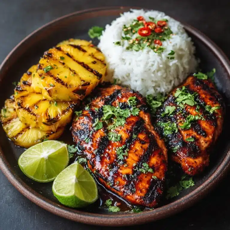 Grilled Aloha Chicken and Pineapple Recipe
