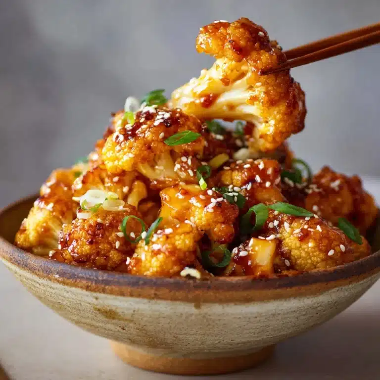 Sticky Sesame Cauliflower Recipe