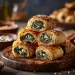 Savory Spinach and Feta Stuffed Puff Pastry Recipe