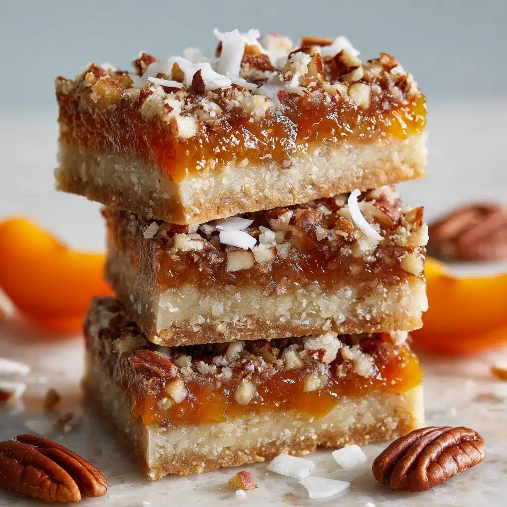 Apricot Coconut Pecan Bars Recipe