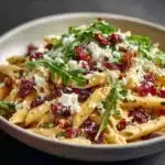 Feta & Cranberry Penne Salad with Orange Vinaigrette Recipe