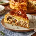 Savory Chicken and Mushroom Puff Pastry Delight Recipe