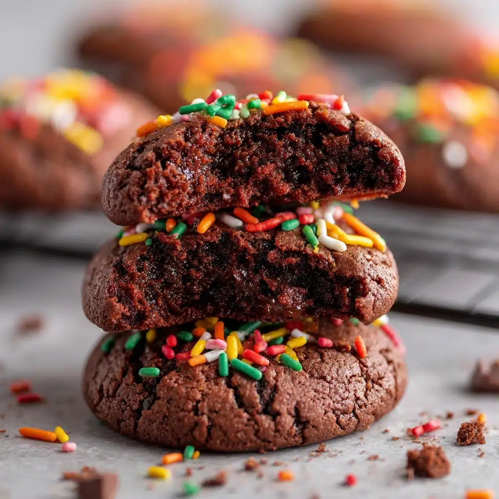 Fudgy Cosmic Brownie Cookies Recipe - Recipe Image