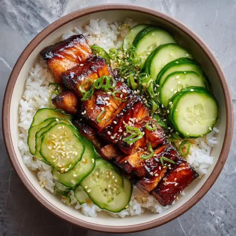 Spicy Salmon Bowls with Coconut Rice Recipe