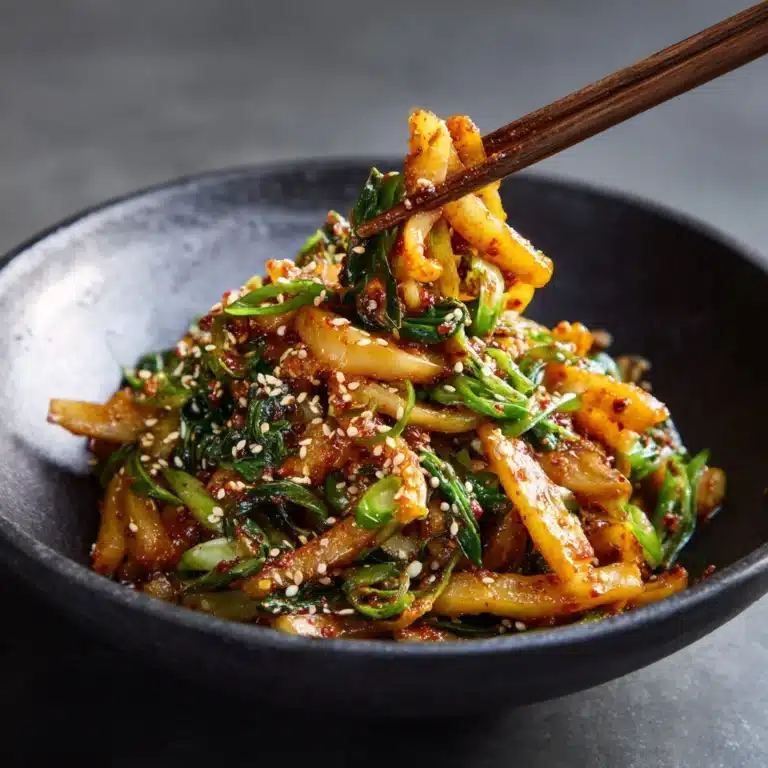 Korean Fish Cake Stir Fry Recipe