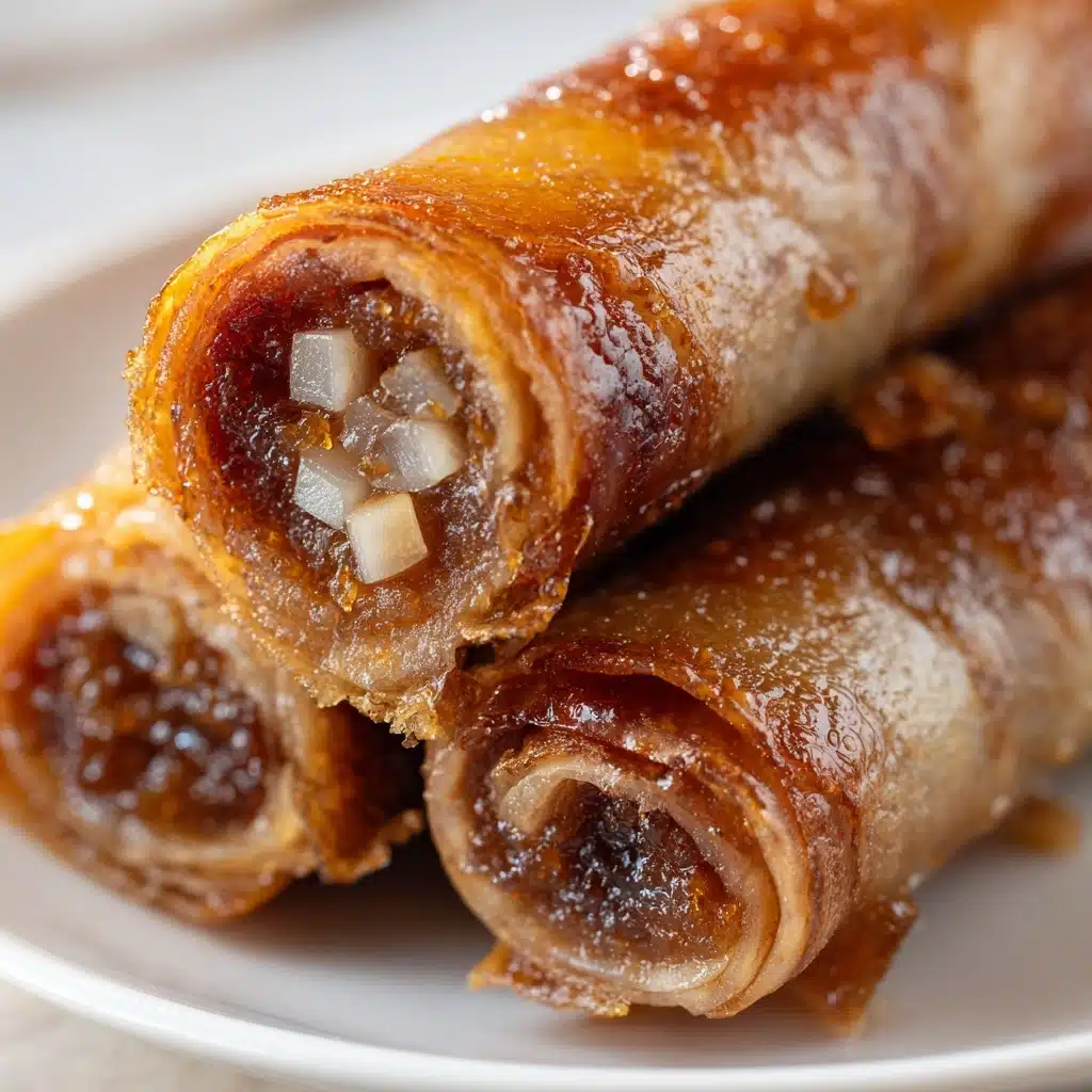 Baked Apple Pie Rice Paper Rolls Recipe