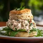 Honey Butter Biscuits with Pimento Cheese Chicken Salad Recipe