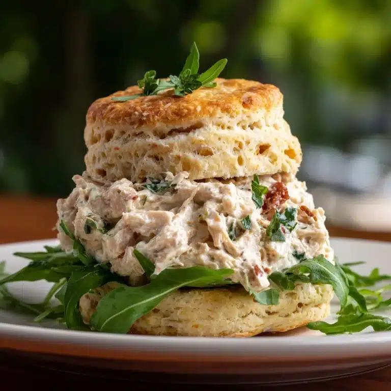 Honey Butter Biscuits with Pimento Cheese Chicken Salad Recipe