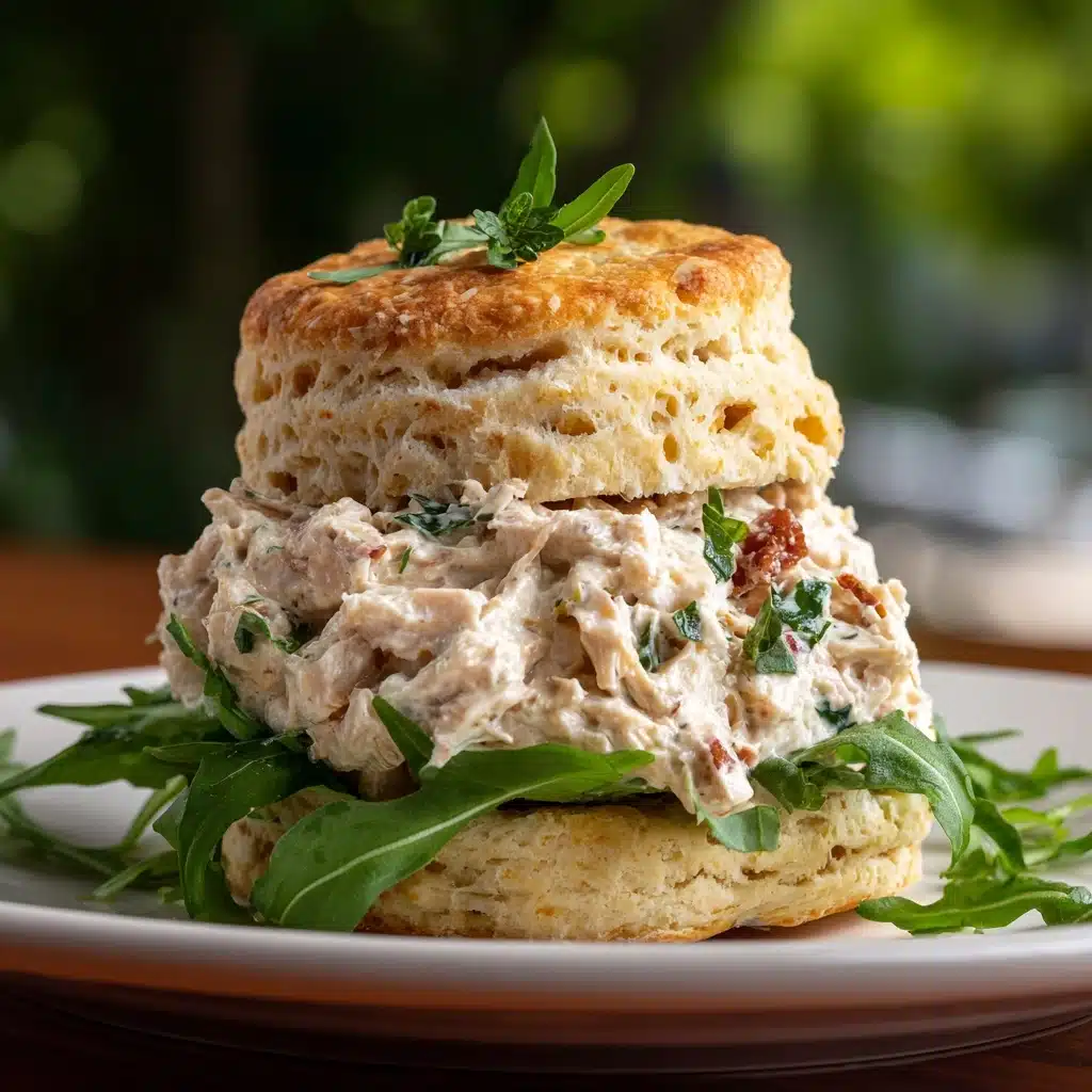 Honey Butter Biscuits with Pimento Cheese Chicken Salad Recipe