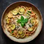 Spaghetti with Crispy Zucchini Recipe