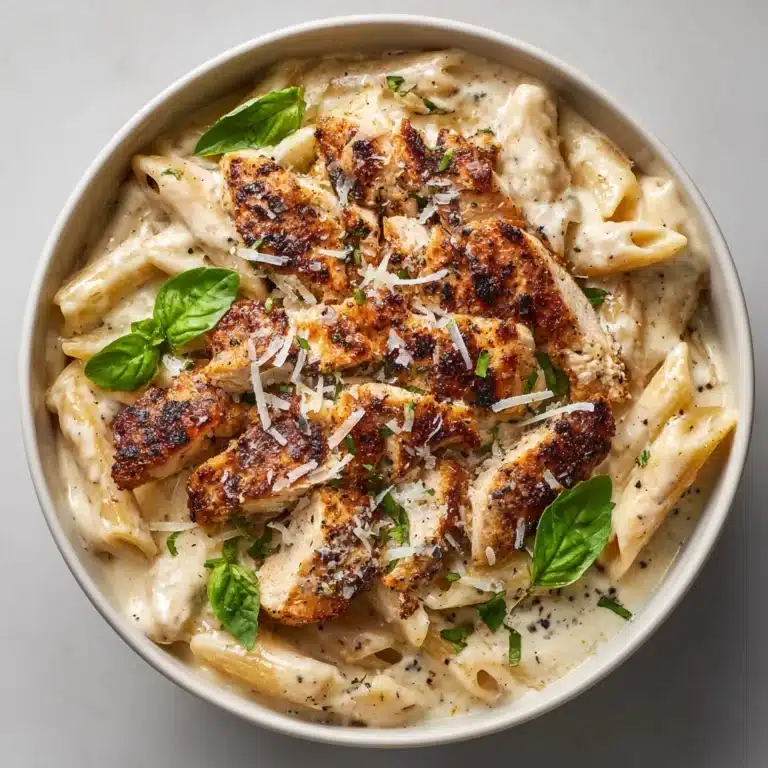 Southern Style Creamy Parmesan Chicken Pasta Recipe