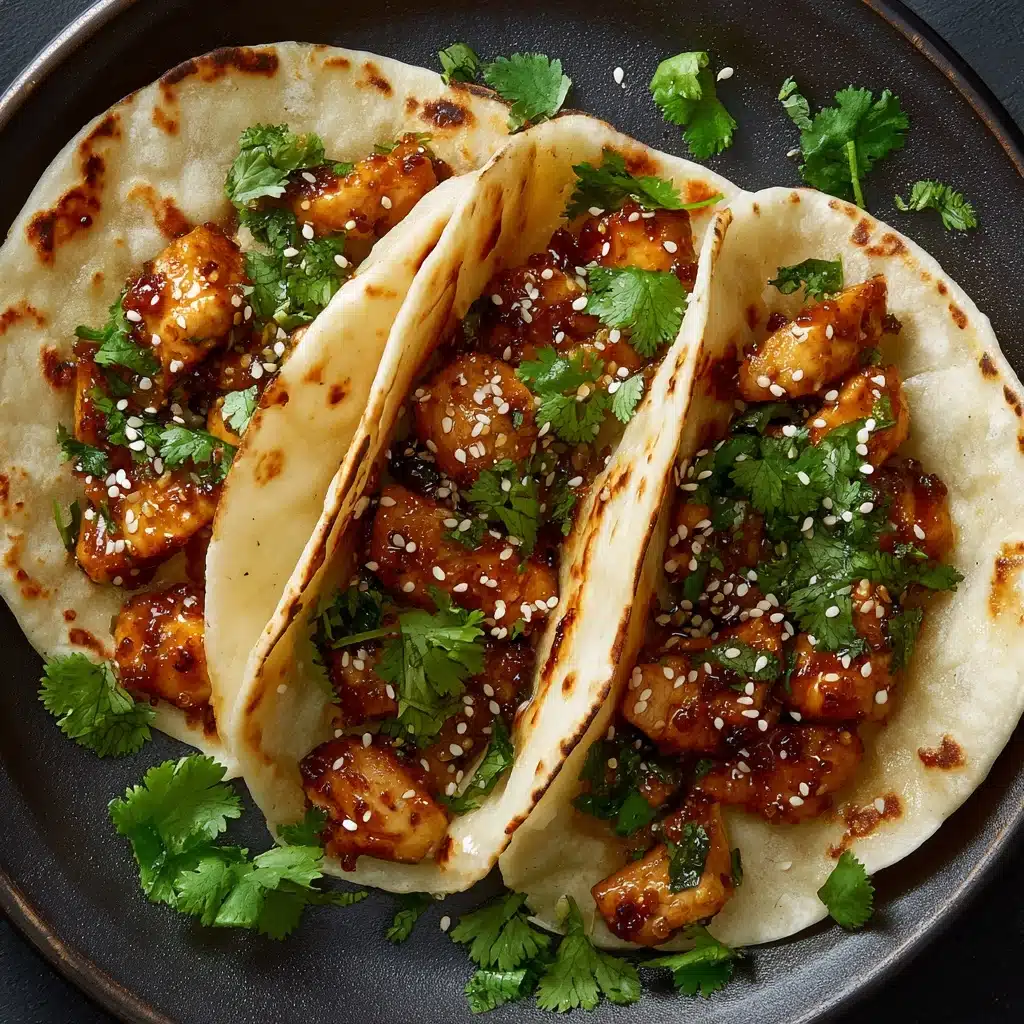 Sticky Gochujang Chicken Tacos Recipe