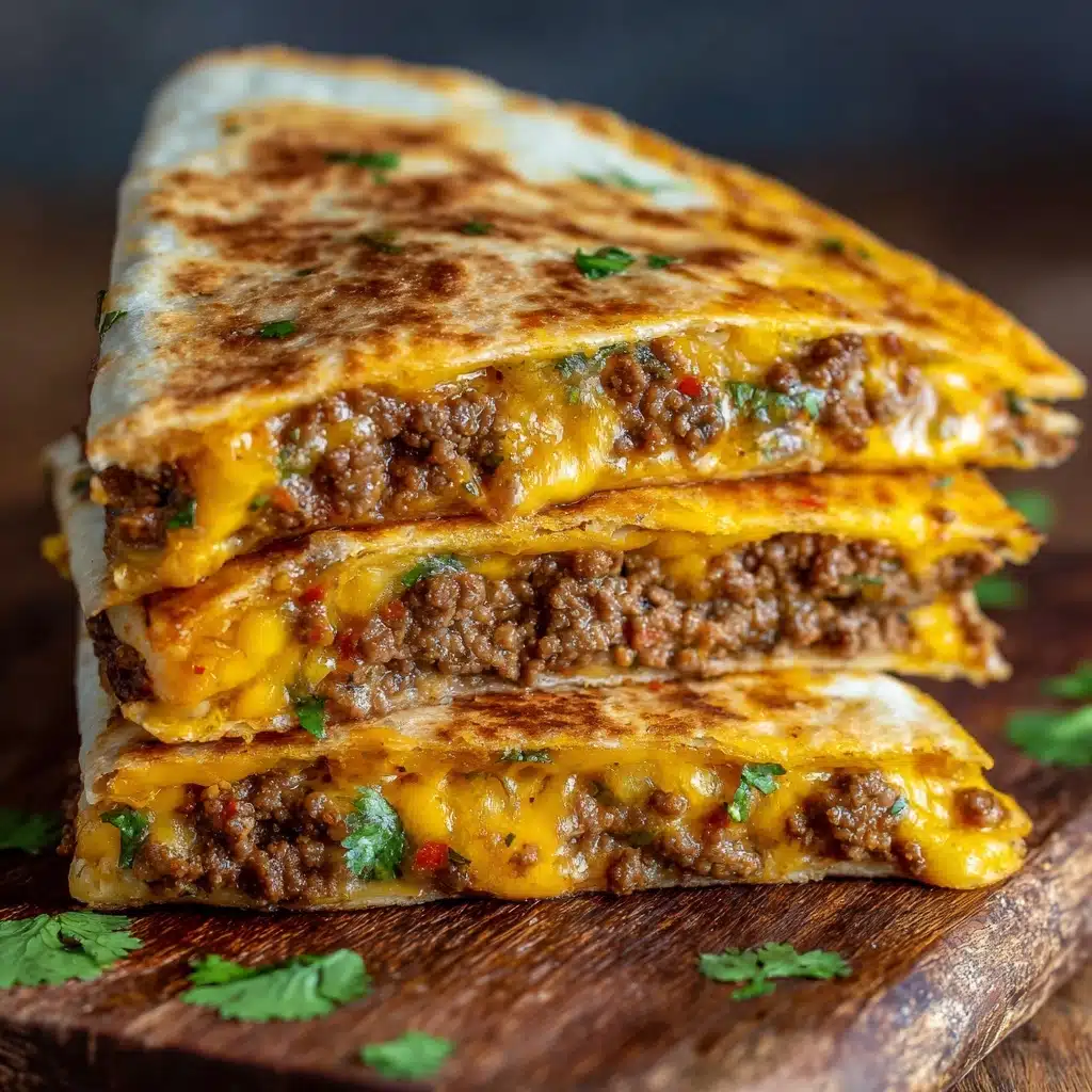 Quesadilla Burgers Recipe - Recipe Image