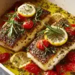 Easy Mediterranean Baked Fish Recipe