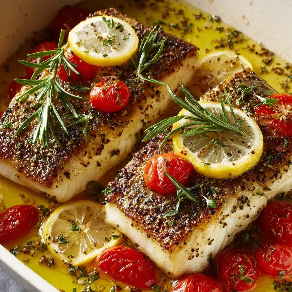 Easy Mediterranean Baked Fish Recipe