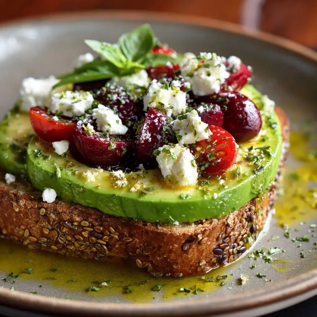 Avocado Feta Toast Recipe
