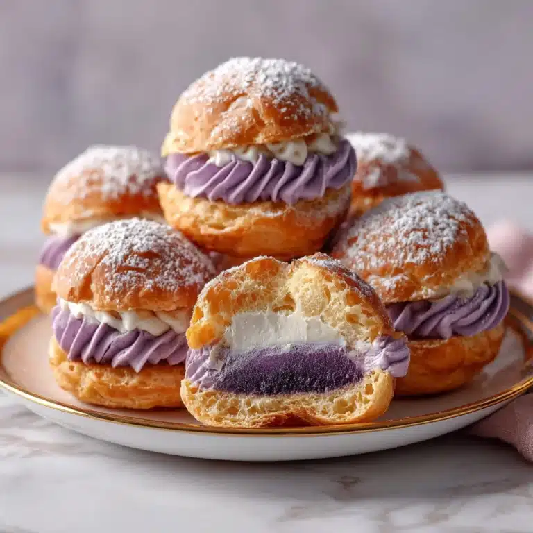 Ube Cream Puffs Recipe