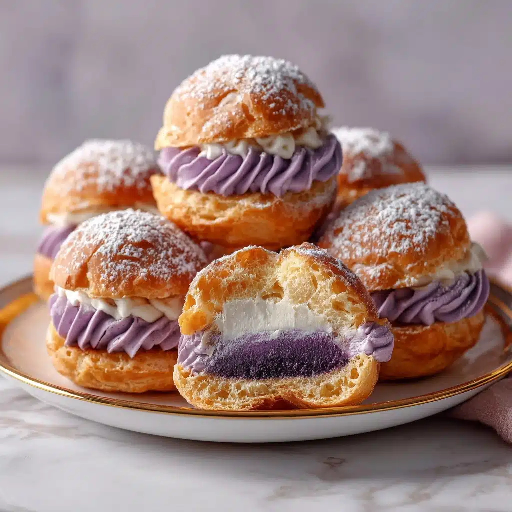Ube Cream Puffs Recipe