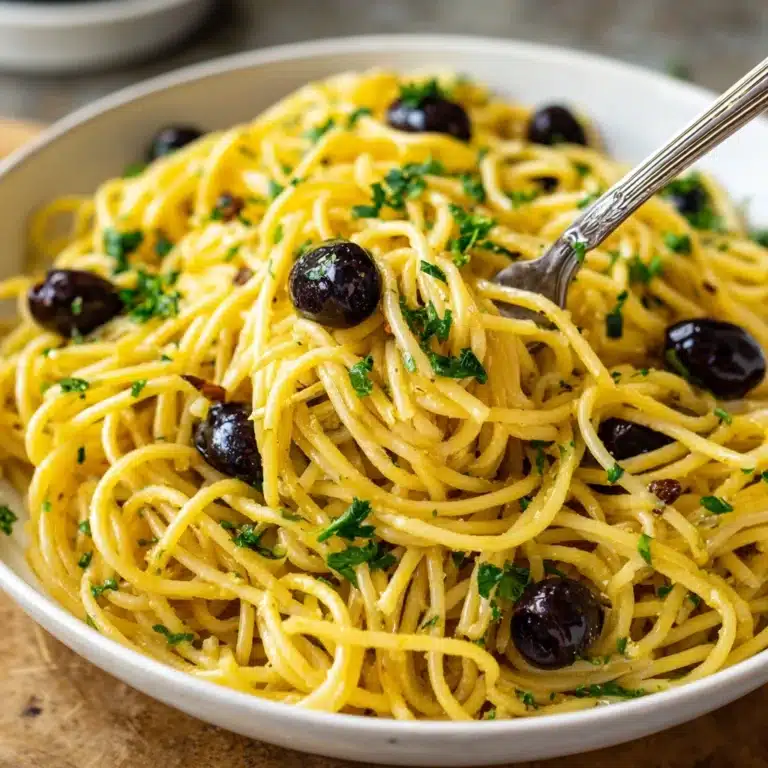 Pasta with Olives Recipe