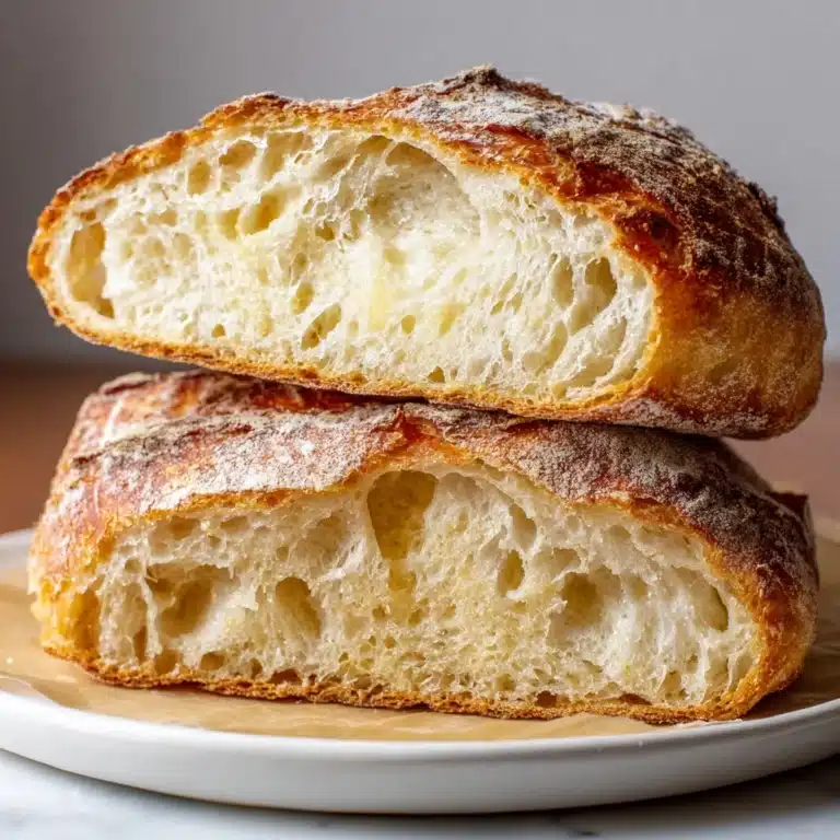 Rustic Italian Crusty Bread Recipe