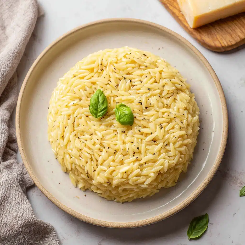 Creamy Cottage Cheese Orzo Recipe - Recipe Image