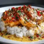 Chicken Scampi with Creamy Garlic Parmesan Rice Recipe