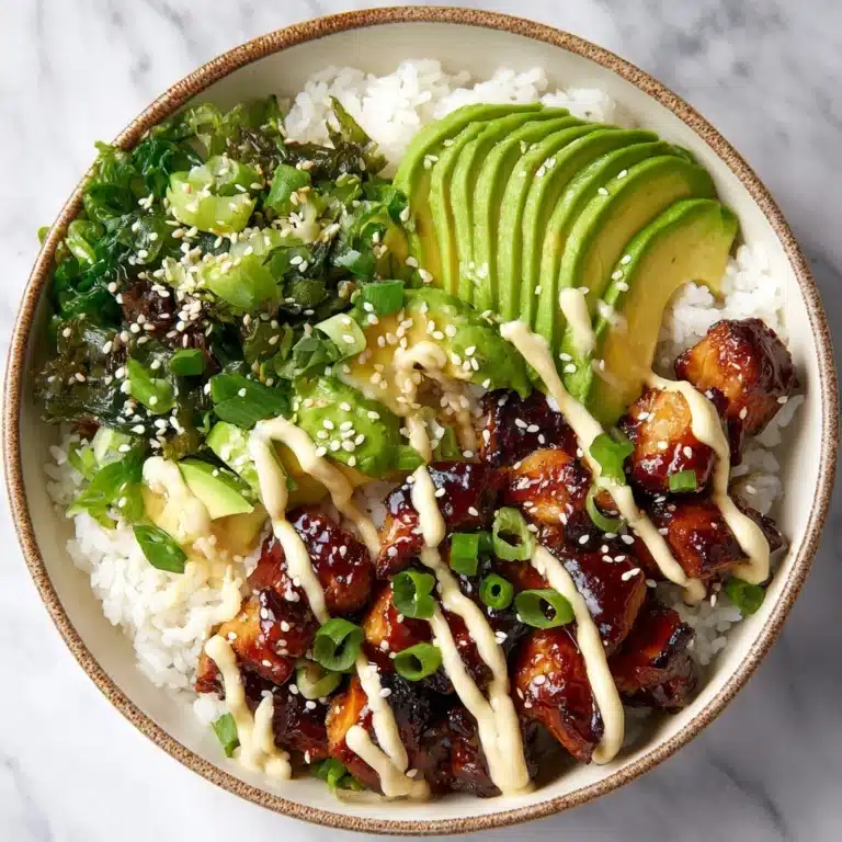 Sticky Chicken Rice Bowls Recipe