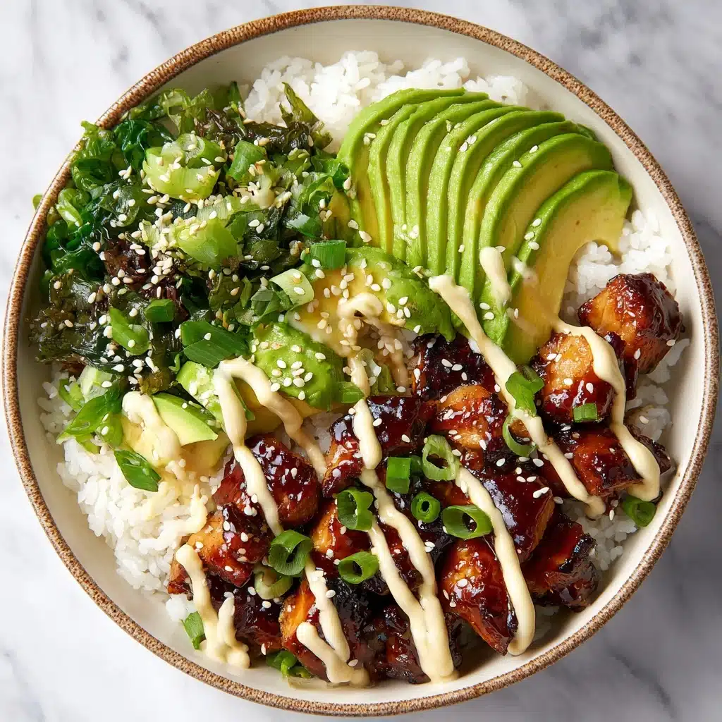 Sticky Chicken Rice Bowls Recipe - Recipe Image