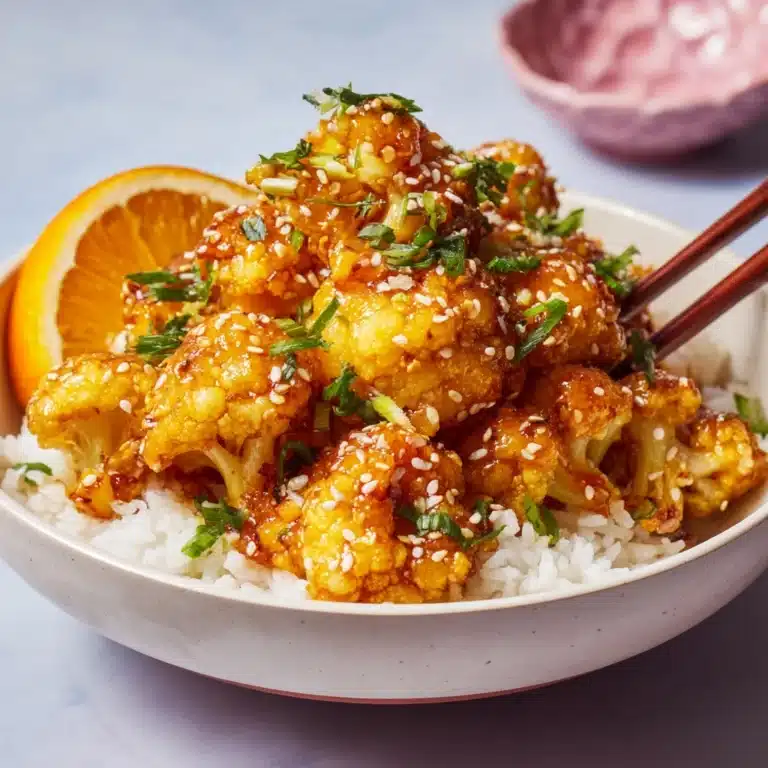 Vegan Glazed Orange Cauliflower “Chicken” Recipe