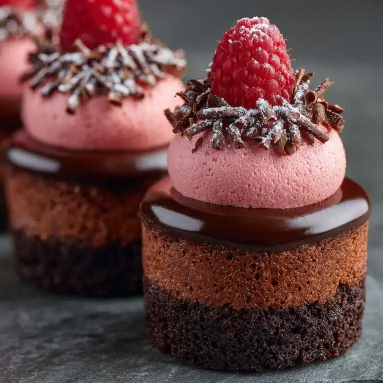 "Marry Me No Bake Raspberry Chocolate Mousse Cups Recipe