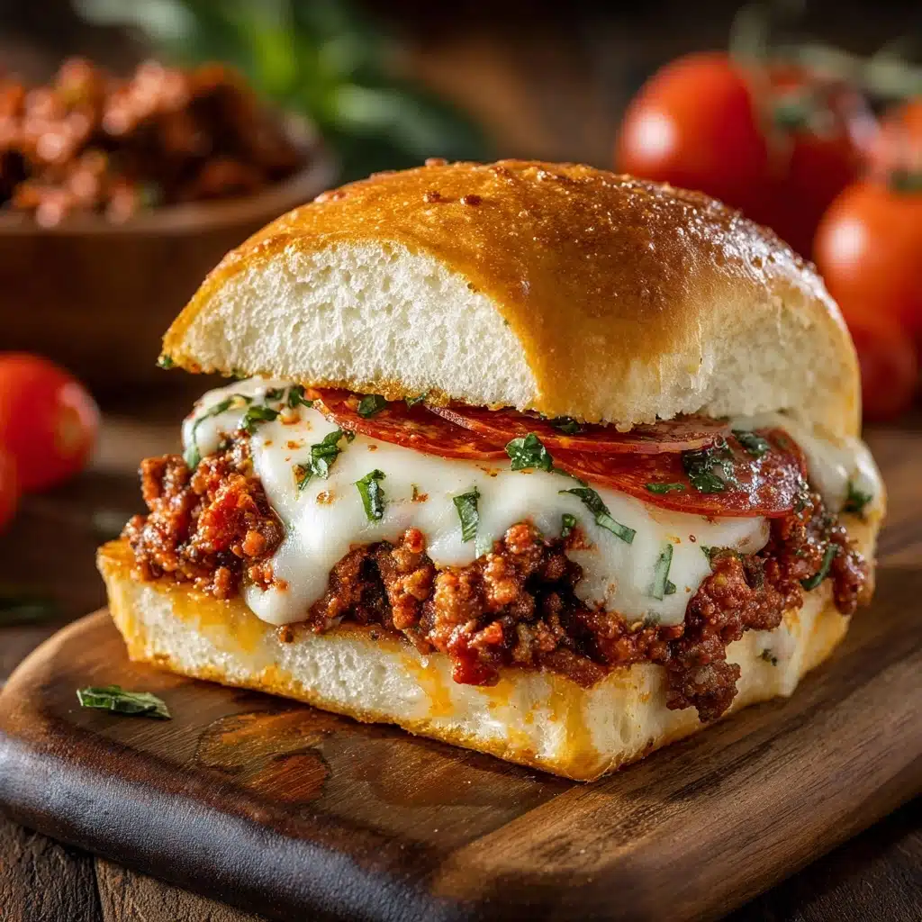 Pepperoni Pizza Sloppy Joes Recipe