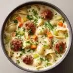Creamy Parmesan Italian Sausage Ditalini Soup Recipe